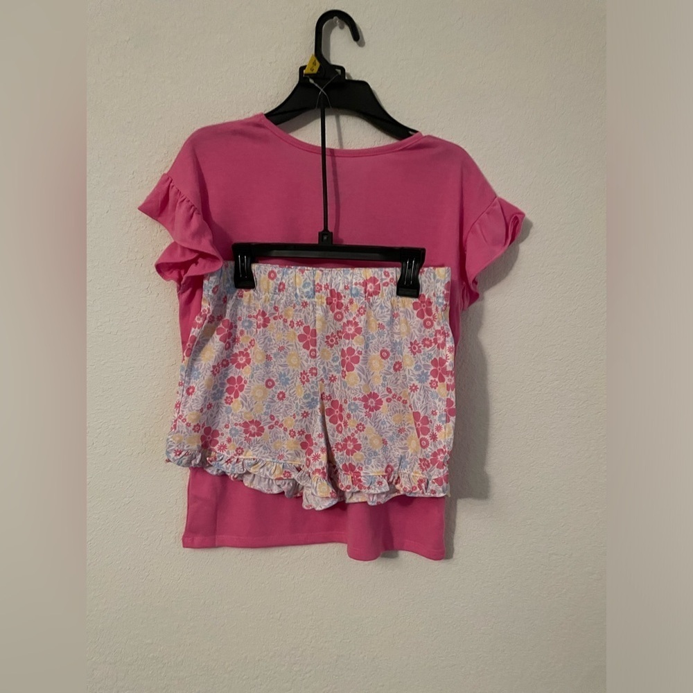 Wonder Nation Pink Unicorn Pajama Set size L 10/12-NWT - Picture 2 of 4